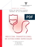 Medicina Transfusional en Situaciones Especiales - A.cortes - ASCOFAME