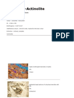 Tremolite Actinolite