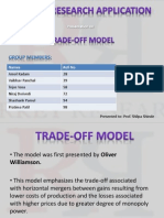 Williamson Trade-Off Model