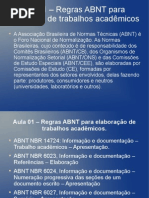 Aula 1c - Normas Básicas ABNT
