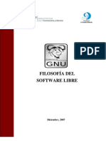 Filosofia Del Software Libre