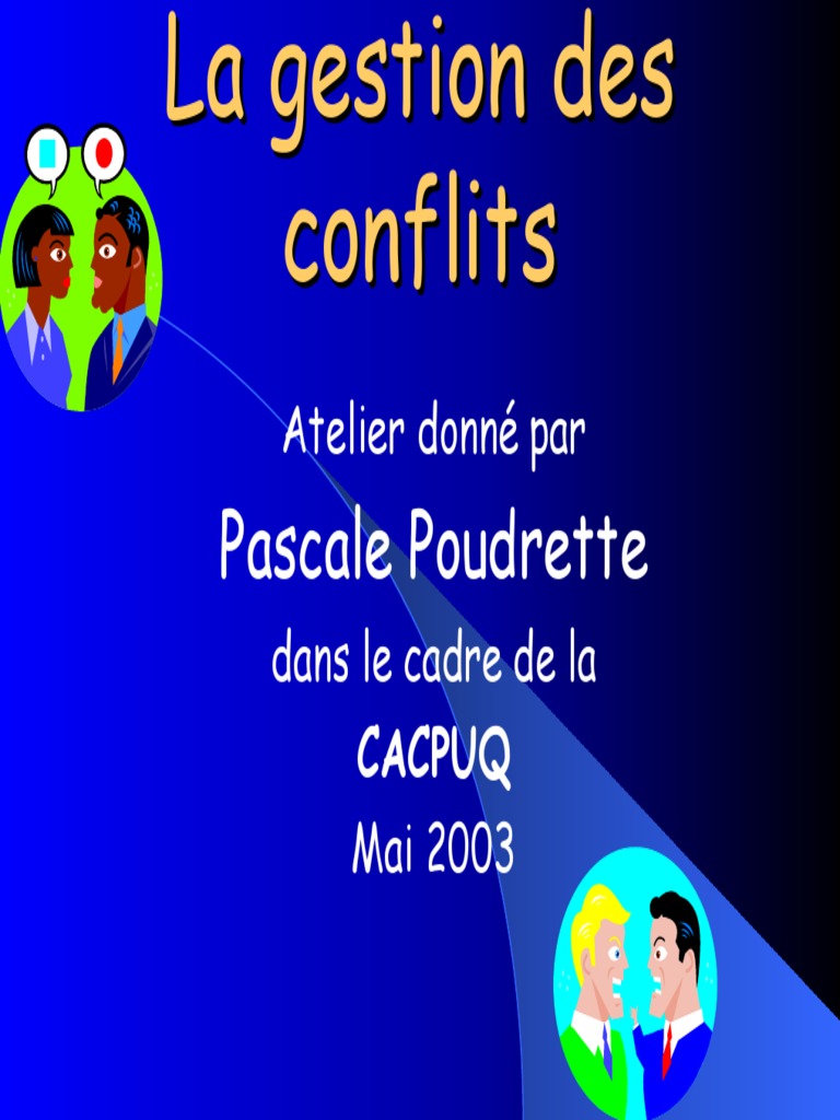 Gestion des conflits : stratégies et solutions | PDF | Comportement ...