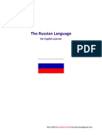 The Russian Language For English Learners by Pfournar