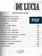 Paco de Lucia Partituras