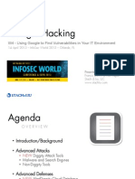 InfoSec World 2013 - W4 - Using Google To Find Vulnerabilities - 14apr2013