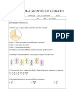 Lista Exercicios 6 e 7 Ano