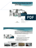 Convert Waste Plastics to Oil with ECP-101 Machine