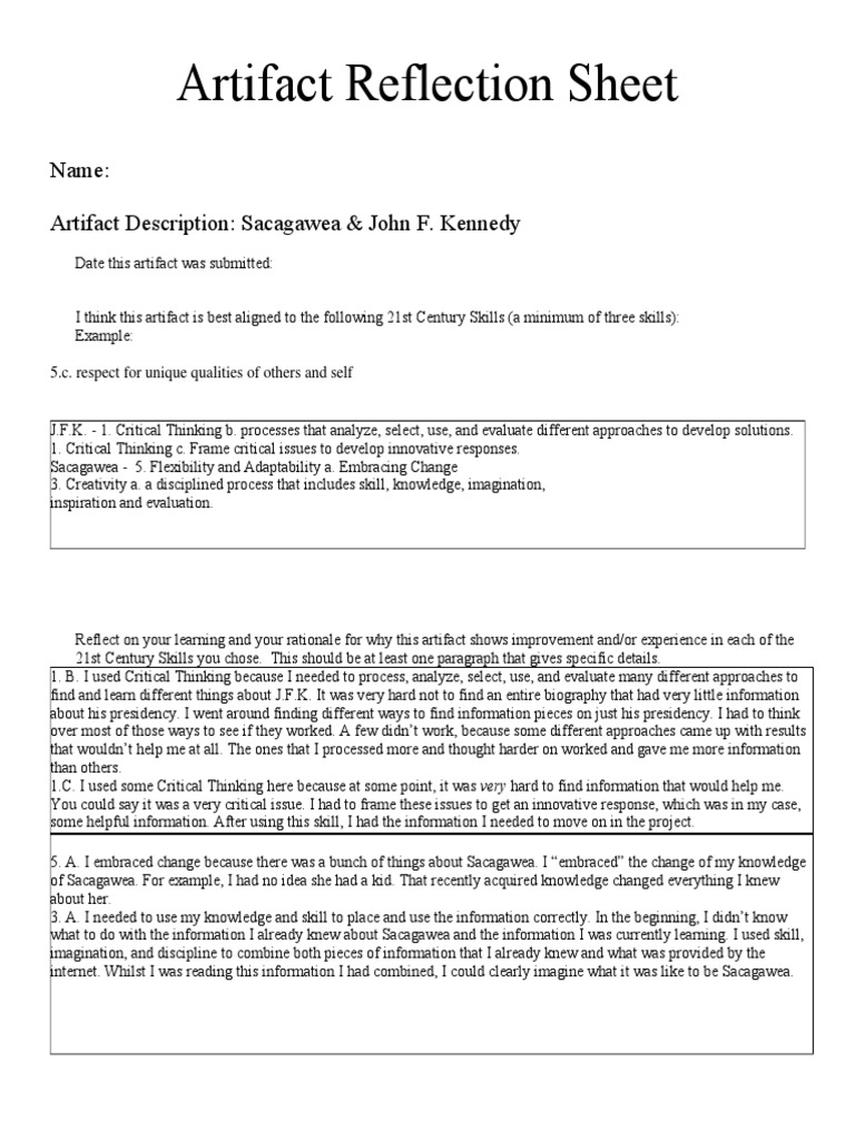 Critical thinking artifact 08 image