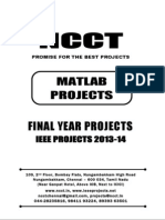 2013 IEEE Matlab Project Titles, NCCT - IEEE 2013 Matlab Project List