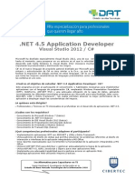 NET 4.5 Application Developer - Vs 2012 y C#