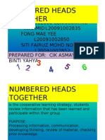 Numbered Head Together (NHT)