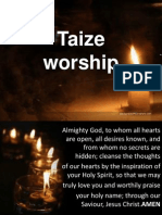 Taize Worship Order (For Use in LCD Projection)