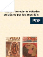 Portadas de revistas editadas en México por los