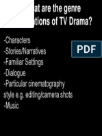 What Are The Genre Conventions of TV Drama