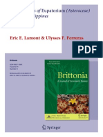 Eupatorium Leonardii - Brittonia 2012