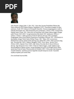 Puisipuisi Joko Pinurbo Pdf