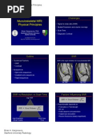 ESSR MRI Protocols for Knee Injuries | PDF