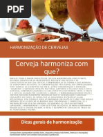 HARMONIZAÇÃO DE CERVEJAS