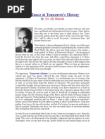 Download A Glance at Tomorrows History - Ali Shariati by BMT-link SN17096785 doc pdf