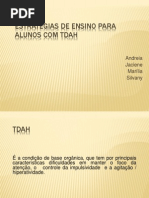 Estratégias de ensino para alunos com TDAH 2