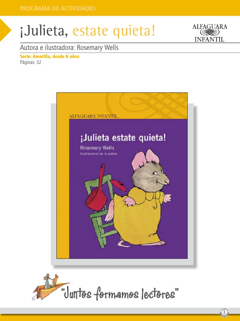 PDA Julieta Estate Quieta Lectura (Proceso) Comprensión lectora