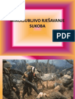 Miroljubljivo Rješavanje Sukoba