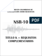 Nsr-10 Titulo K