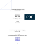 Issues in The Design of Randomized Field Trials To Examine The Impact of Teacher Professional Development Interventions