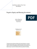 Negative Equity and Housing Investment