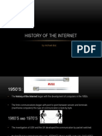 History of The Internet