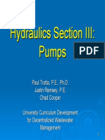 Hydraulics Section III: Pumps