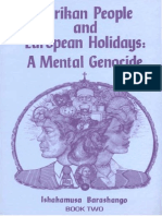 Afrikan People and The European Holidays - A Mental Genocide - Book 2