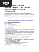 Download Aplikasi Pengelolaan Nilai Rapor Un Sd by Imam Muhtadin SN171042923 doc pdf