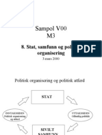 Stat, Samfunn - Og Politisk Organiserin