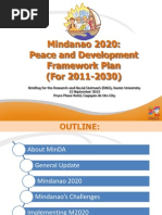 MinDA-XU Mindanao 2020 Alignment - Final