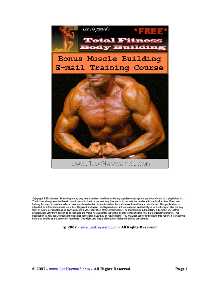 Bodybuilding Tips | PDF | Weight Training | Arm