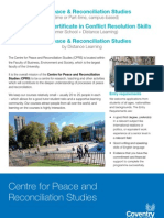 Peace & R Studies Leaflet
