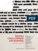 Banned books 2012-2013