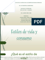 3.6 Estilos de Vida y Consumo; As Yedmi Anahi, CE Adrian, MQ Nelly, SM Jose Xavier