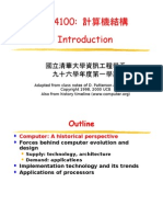 Adapted From Class Notes of D. Patterson and W. Dally