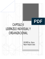 Capitulo II Liderazgo Individual y Organizacional