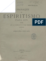 Almanaque Del Espiritismo. 1873