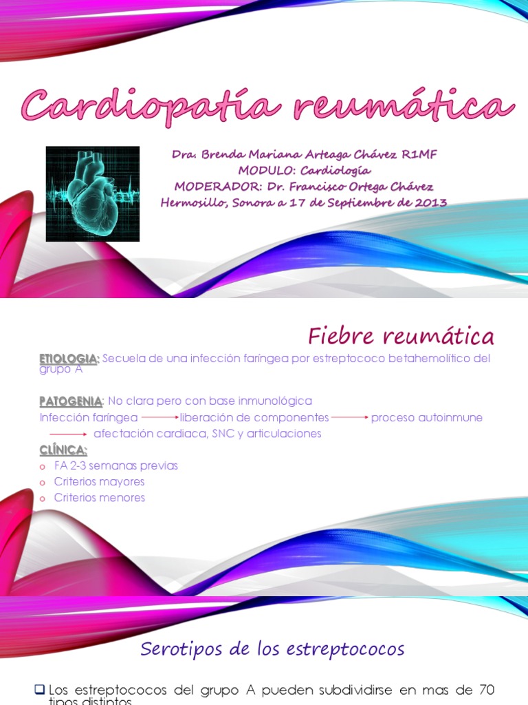 Cardiopatía reumática Estreptococo Sistema inmune Prueba gratuita