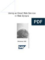 Using Email WebService in WD Java