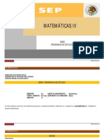 Matematicas IV