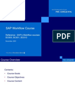 SAP Workflow Course: Reference: SAP's Workflow Courses BC600, BC601, BC610