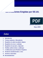 Requisitos de Exportacion EEUU