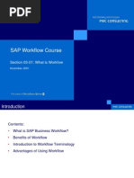 SAP Workflow Course: Section 03-01: What Is Workfow