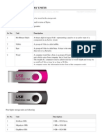 Computer Memory Units