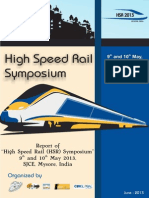 Final Version of Report For HSR Symposium